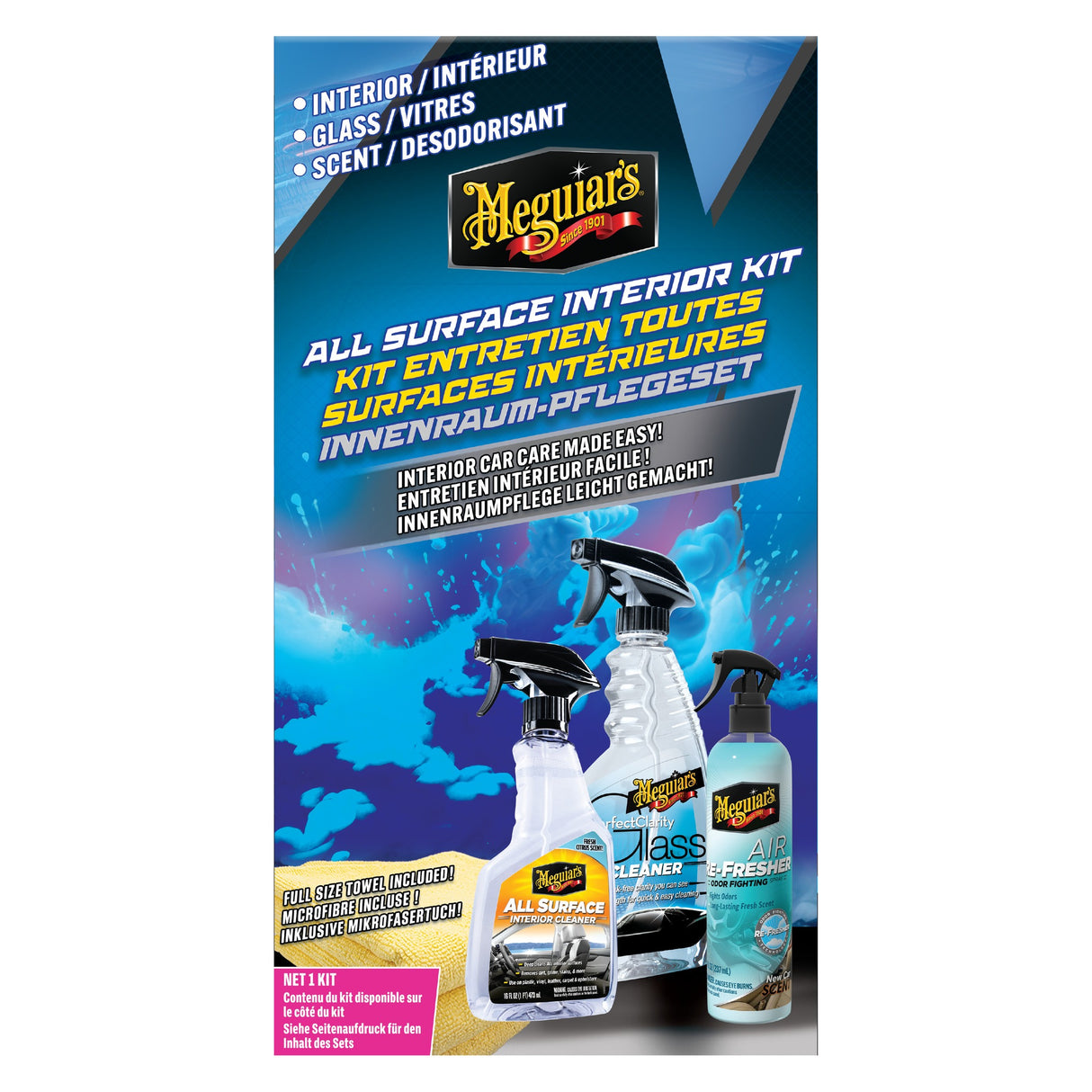 Meguiars ALL-SURFACE Interior Kit Pflegeset 1 Set