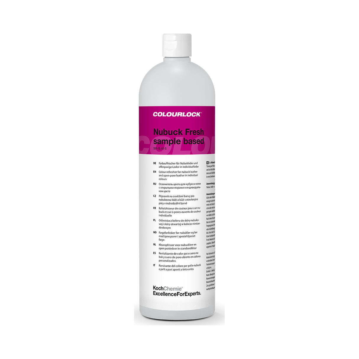COLOURLOCK "Nubuk Fresh" (Chrysler) — Wildlederpflege für Chrysler — 1 L