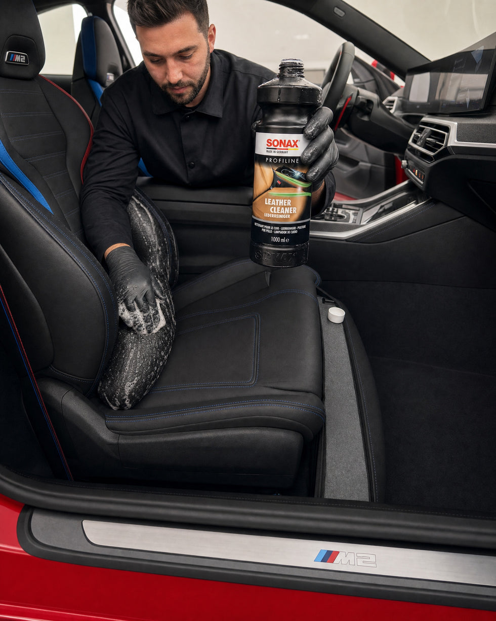 Detailing1 Hero SONAX ProfiLine LeatherCleaner — Ledersitze schonend reinigen (Mobile)