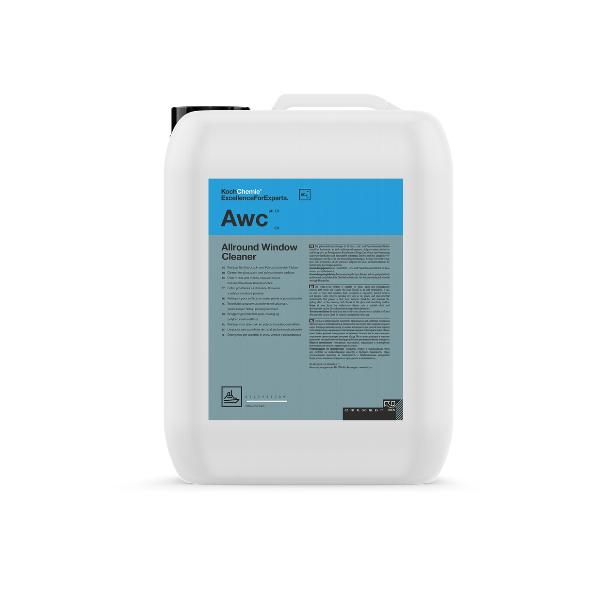 Allround Window Cleaner "Awc" Reiniger für Glas-, Lack- und Polycarbonat (Marine-Linie)