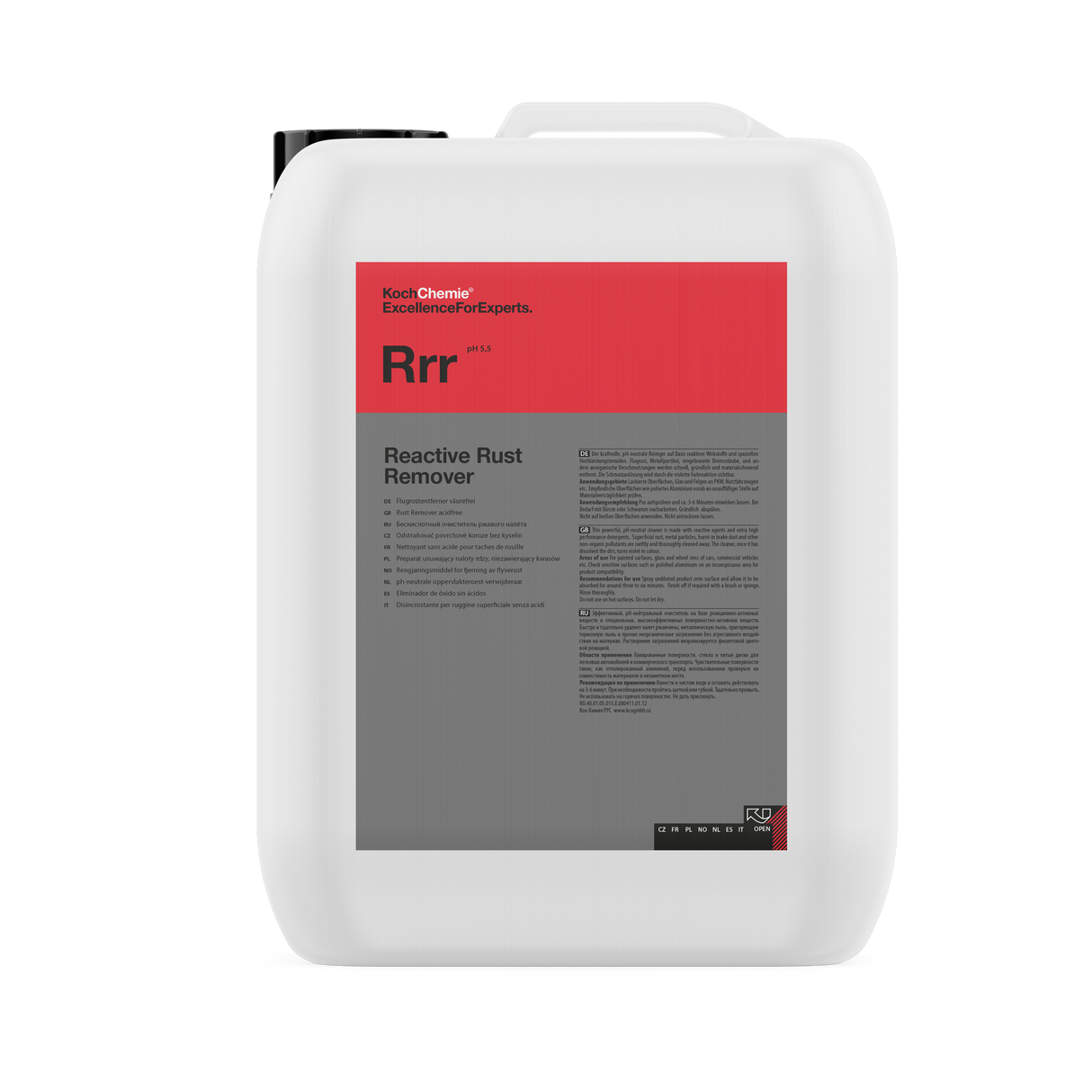 Reactive Rust Remover "Rrr" iron fallout remover