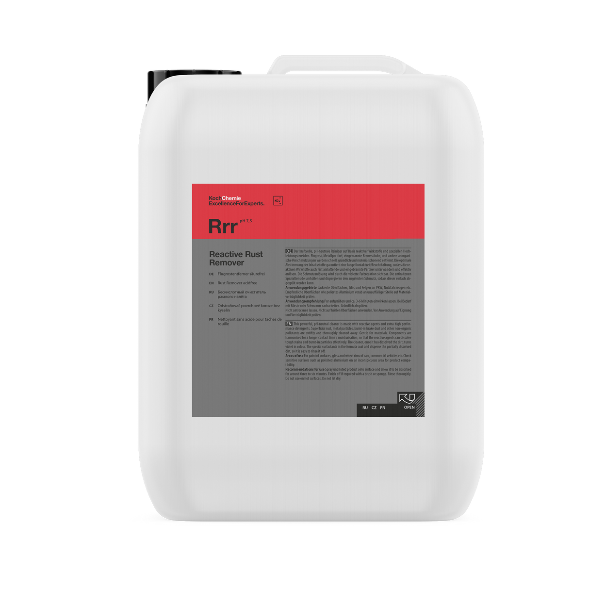 Reactive Rust Remover "Rrr" iron fallout remover