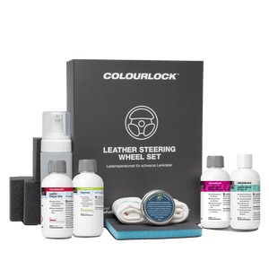 COLOURLOCK "Leather Steering Wheel" Set (Lederreperaturset für schwarze Lenkräder)