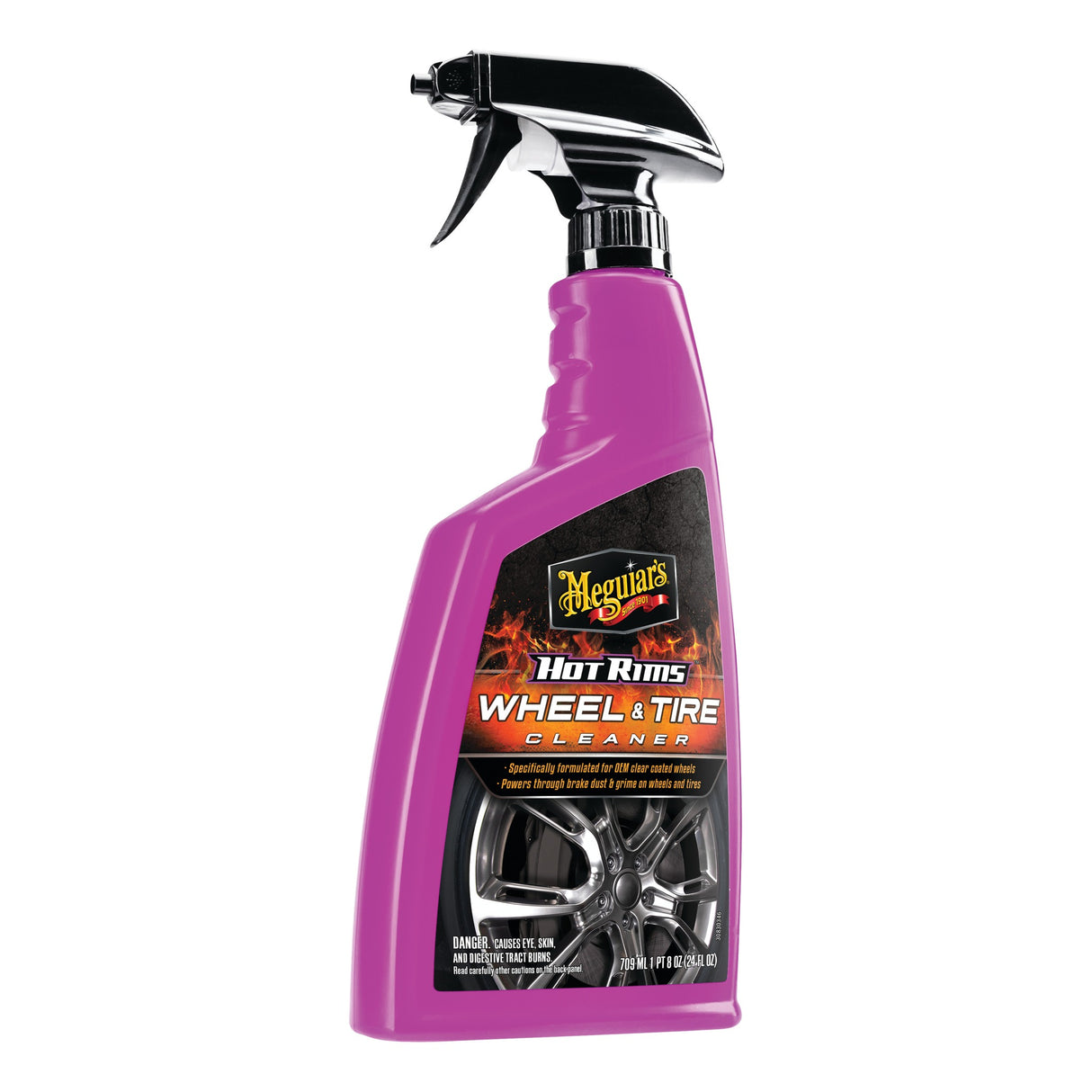 Meguiars HOT RIMS Wheel & Tire Cleaner Felgenreiniger 24 oz (709 ml)