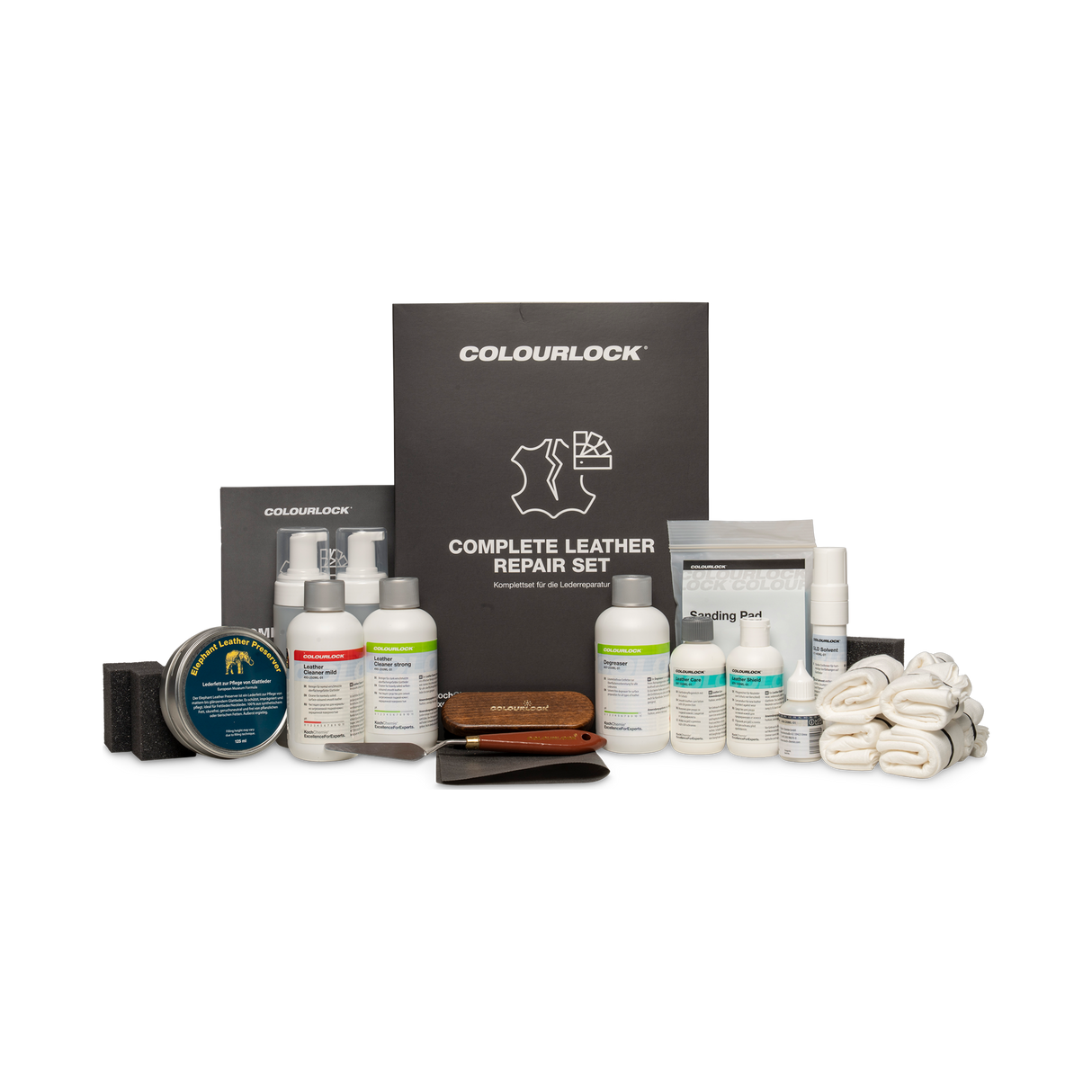 COLOURLOCK "Leather Care Sets" (Nissan) — Pflege & Reparatur Sets für Nissan — Complete Repair Set