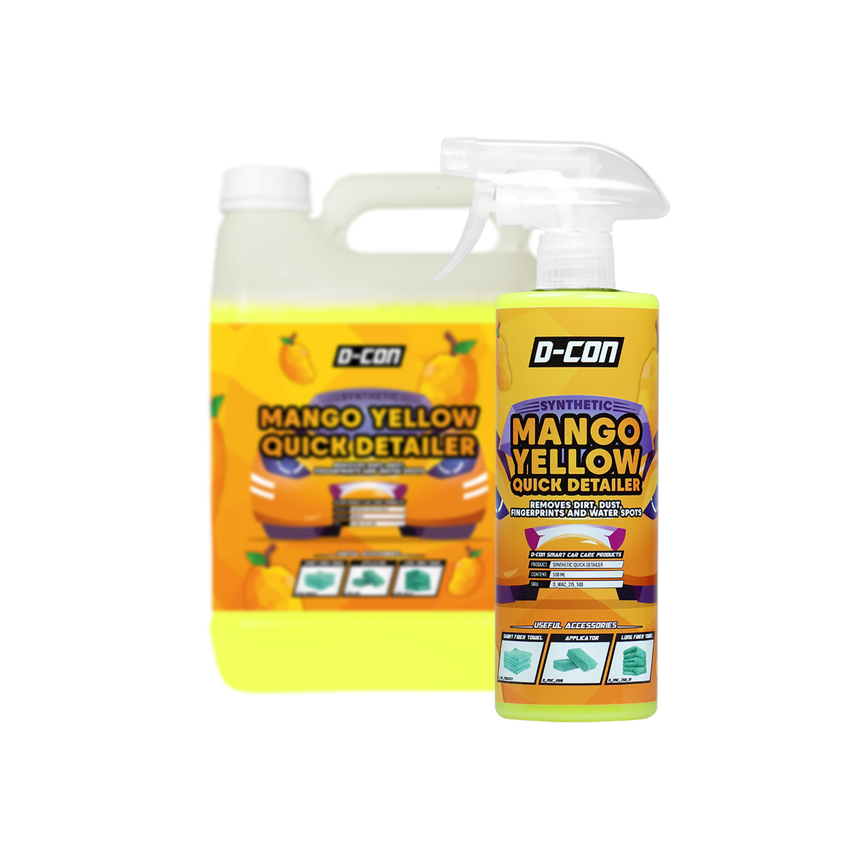 Mango-Yellow Synthetic Quick-Detailer Sprühwachs