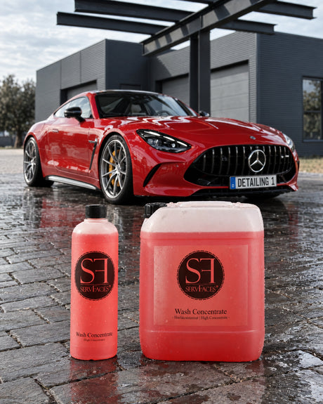 servFaces Wash Concentrate (High-Concentrate) 1000 ml / 1 litr i 10 litrów na mokrej kostce po ręcznym myciu