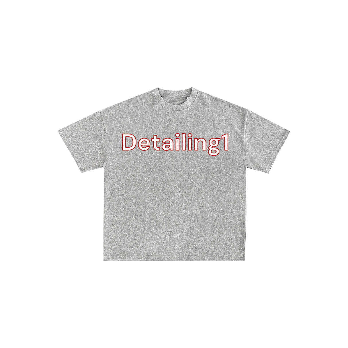 T-Shirt "Detailing1" Premium T-Shirt mit gesticktem Logo (Boxy-Fit)