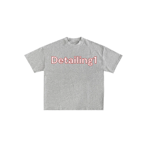 T-Shirt "Detailing1" Premium T-Shirt mit gesticktem Logo (Boxy-Fit)