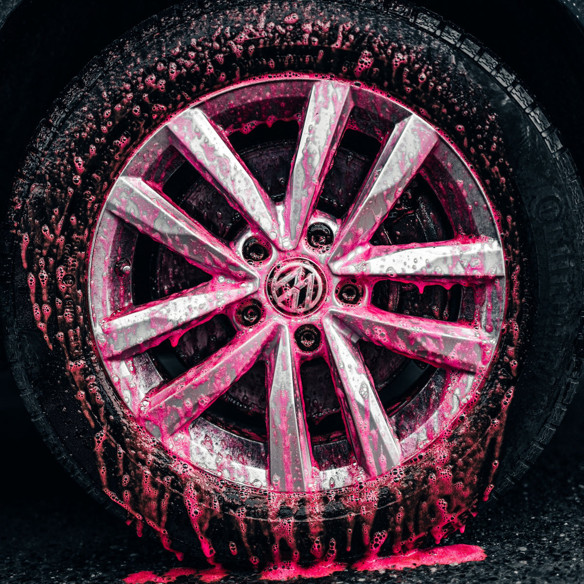 Detailing1 Dr. Wack P21S POWER GEL Felgenreiniger — in der Anwendung