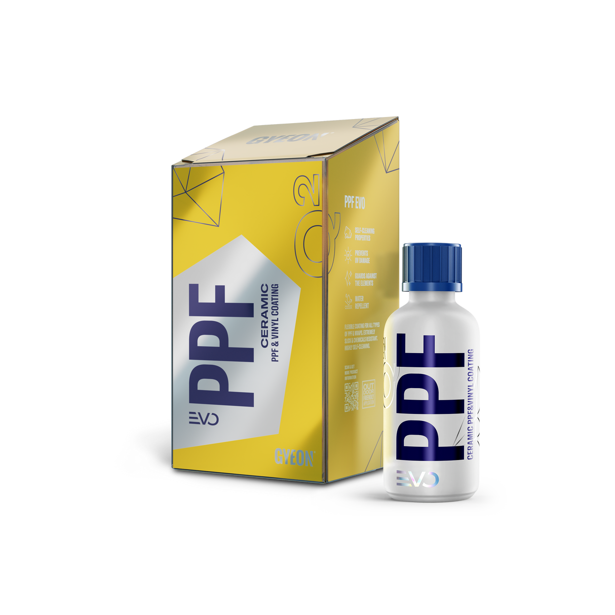 GYEON Q² PPF EVO Ceramic Coating — Keramikversiegelung für Lackschutzfolie