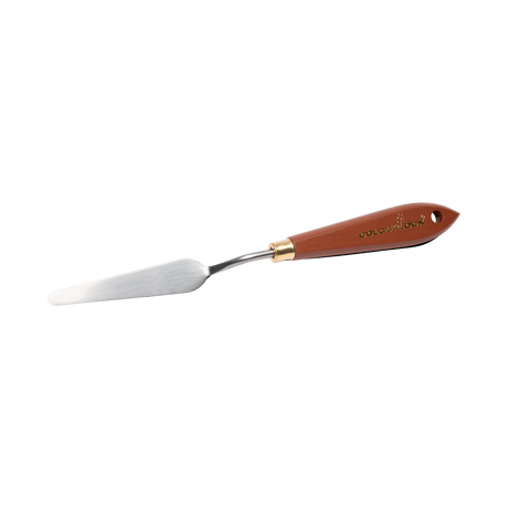 COLOURLOCK "Spatula Flat long" — Lederreparaturspachtel mit Holzgriff 1 Stück