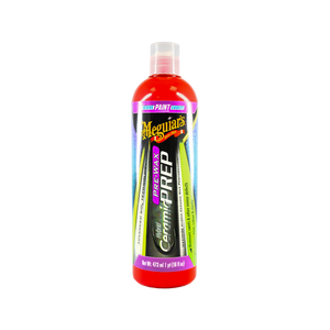 Meguiar's Pre-Wax Prep: entfernt feine Swirls, vertieft den Glanz und legt SiO2-Schutzschicht in einem Schritt — die perfekte Vorbereitung vor dem Wachsen.