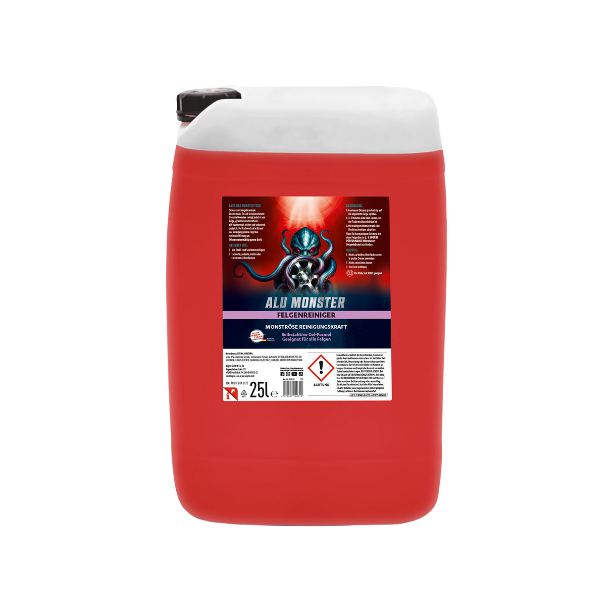 Detailing1 NIGRIN „Alu Monster" Felgenreiniger — 25 Liter Kanister