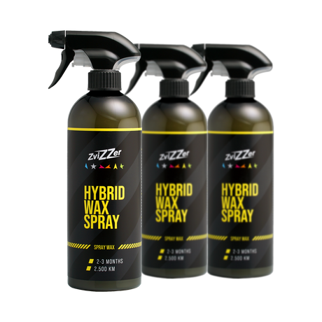 ZviZZer Hybrid Wax Spray — Sprühwachs 500 ml / 3er-Set