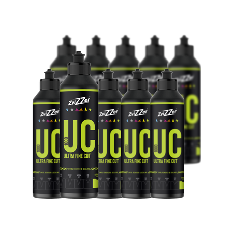 ZviZZer UC 1000 "Ultrafine Cut" (Grün) — Finish-Politur 250 ml / 10er-Set