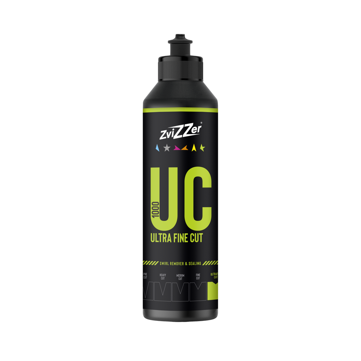 ZviZZer UC 1000 "Ultrafine Cut" (Grün) — Finish-Politur 250 ml